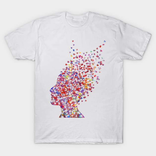 Puzzles head T-Shirt by RosaliArt